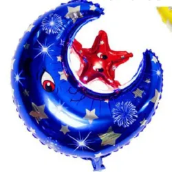 GLOBO MET 32" LUNA AZUL
