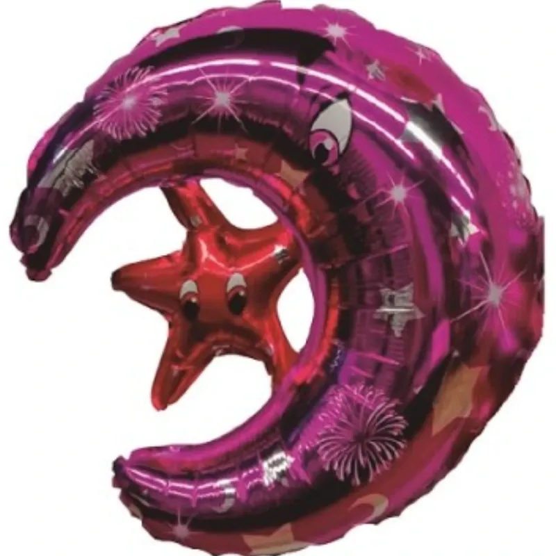 GLOBO MET 32" LUNA FUCSIA