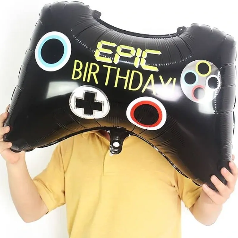 GLOBO MET 32" MANDO VIDEO JUEGO NEGRO