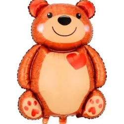 GLOBO MET 32" OSO CON OVEROL