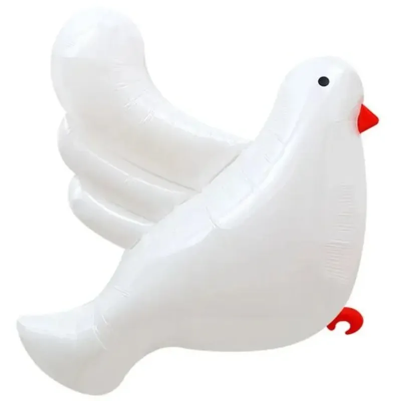 GLOBO MET 32" PALOMA BLANCA