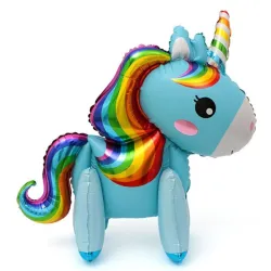 GLOBO MET 32" UNICORNIO 4 PATAS