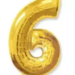 GLOBO MET 42" #6 DORADO