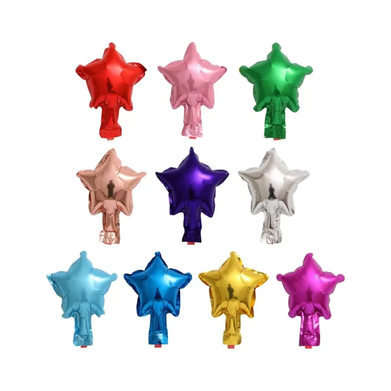 GLOBO MET 5" ESTRELLA AZUL