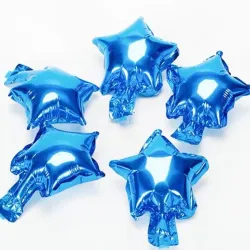 GLOBO MET 5" ESTRELLA AZUL
