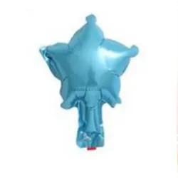 GLOBO MET 5" ESTRELLA CELESTE