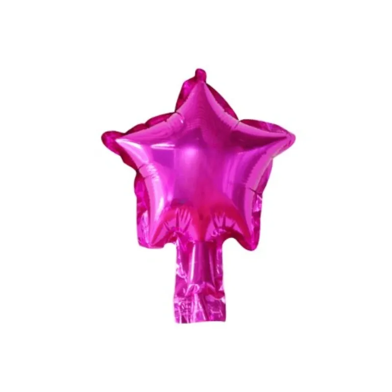 GLOBO MET 5" ESTRELLA FUCSIA