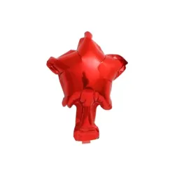 GLOBO MET 5" ESTRELLA ROJO