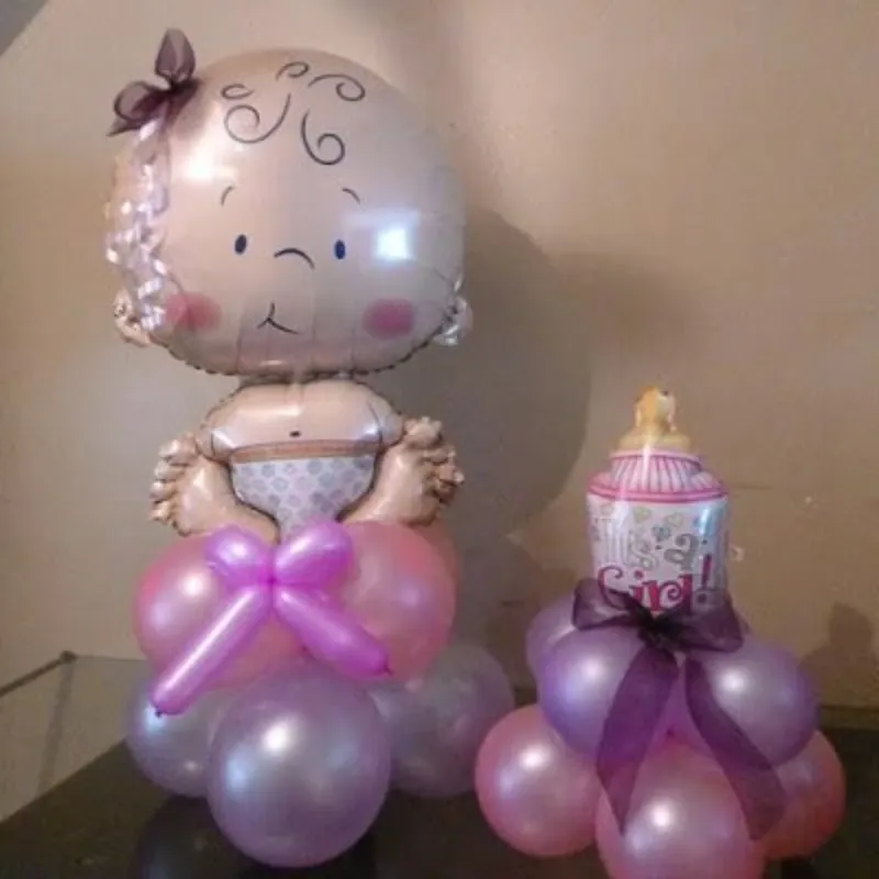 GLOBO MET 9" BEBE HEMBRA