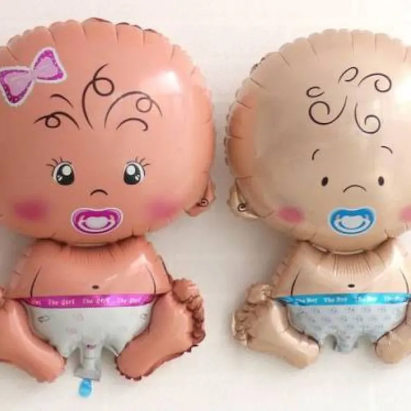 GLOBO MET 9" BEBE HEMBRA