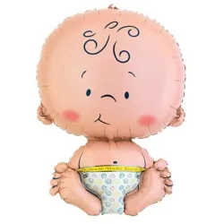 GLOBO MET 9" BEBE VARON