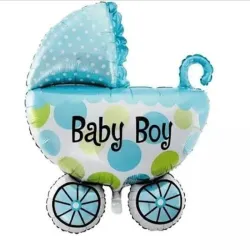 GLOBO MET 9" COCHE VARON