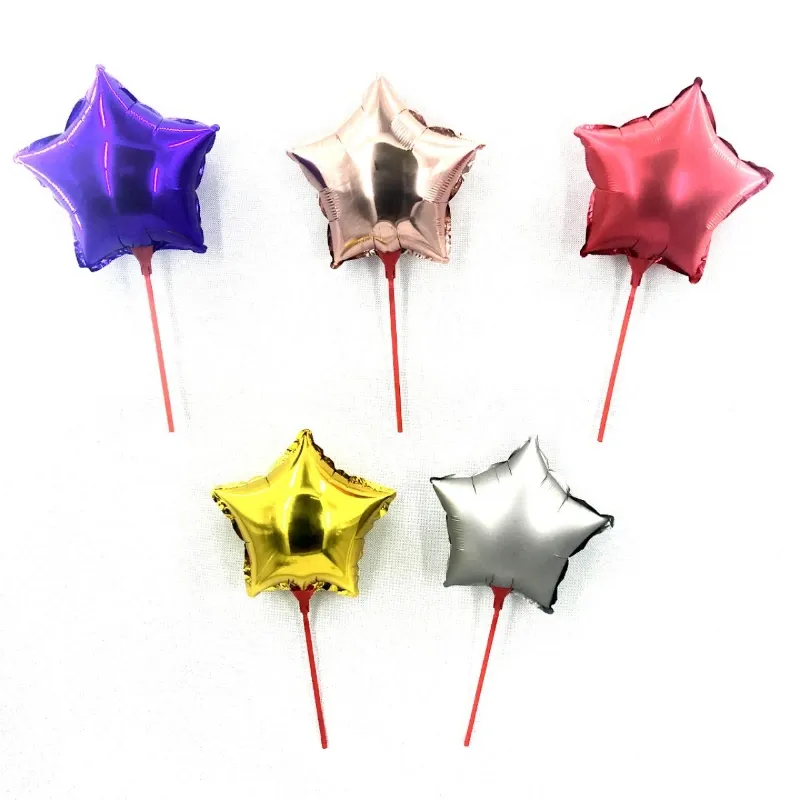 GLOBO MET 9" ESTRELLA DORADA