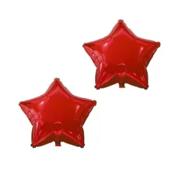 GLOBO MET 9" ESTRELLA ROJA