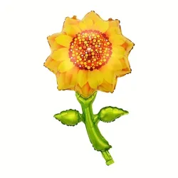 GLOBO MET 9" FLOR GIRASOL
