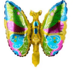 GLOBO MET 9" MARIPOSA