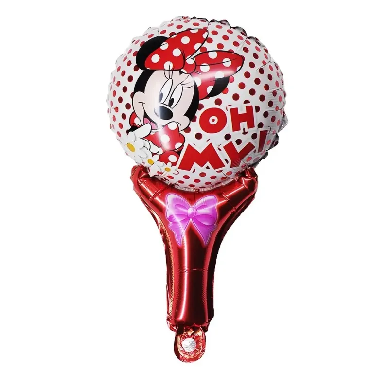 GLOBO MET 9" MINNIE CON MANGO