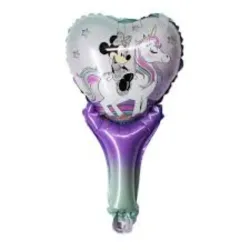 GLOBO MET 9" MINNIE CON MANGO