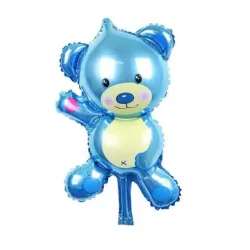GLOBO MET 9" OSO AZUL