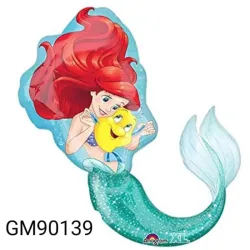 GLOBO MET 9" SIRENA ARIEL