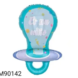 GLOBO MET 9" TETE CELESTE
