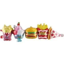 GLOBO MET CADENETA INFLABLE COMIDA