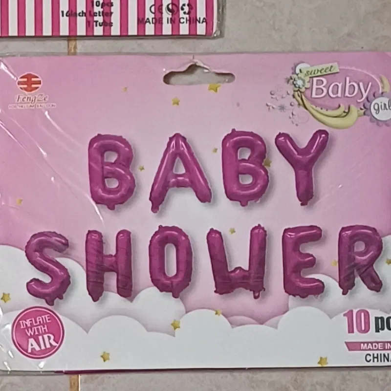 GLOBO MET FRASE BABY SHOWER
