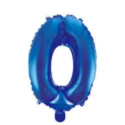 GLOBO METALIZADO 16" # 0 AZUL
