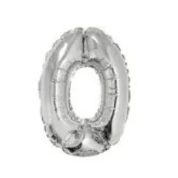 GLOBO METALIZADO 16" # 0 PATEADO
