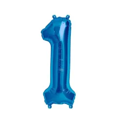 GLOBO METALIZADO 16" # 1 AZUL