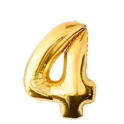 GLOBO METALIZADO 16" # 4 DORADO