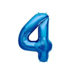 GLOBO METALIZADO 16" # 4 AZUL