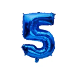 GLOBO METALIZADO 16" # 5 AZUL