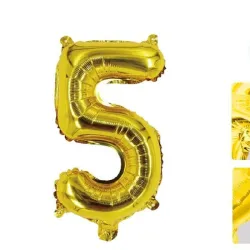 GLOBO METALIZADO 16" # 5 DORADO