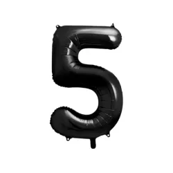 GLOBO METALIZADO 16" # 5 NEGRO