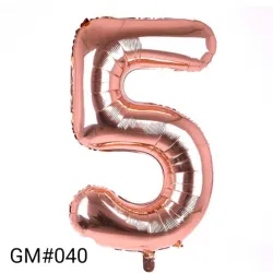 GLOBO METALIZADO 16" # 5 ROSAGOLD