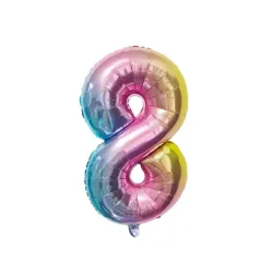 GLOBO METALIZADO 16" # 8  TORNASOL