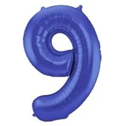 GLOBO METALIZADO 16" # 9 AZUL