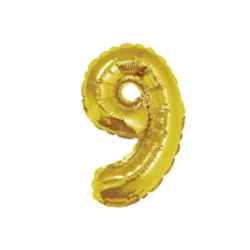 GLOBO METALIZADO 16" # 9 DORADO