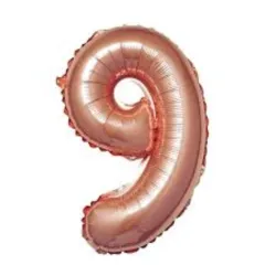 GLOBO METALIZADO 16" # 9 ROSAGOLD