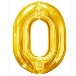 GLOBO METALIZADO 32" # 0 DORADO