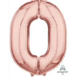 GLOBO METALIZADO 32" # 0 ROSAGOLD