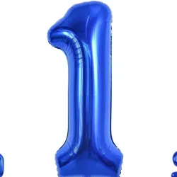 GLOBO METALIZADO 32" # 1 AZUL