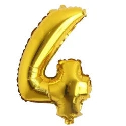 GLOBO METALIZADO 32" # 4 DORADO