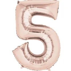 GLOBO METALIZADO 32" # 5 ROSAGOLD