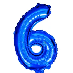 GLOBO METALIZADO 32" # 6 AZUL