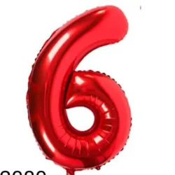 GLOBO METALIZADO 32" # 6 ROJO