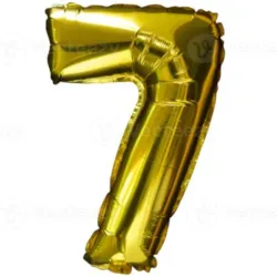 GLOBO METALIZADO 32" # 7 DORADO