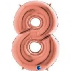 GLOBO METALIZADO 32" # 8 ROSAGOLD