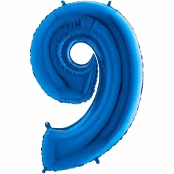 GLOBO METALIZADO 32" # 9 AZUL